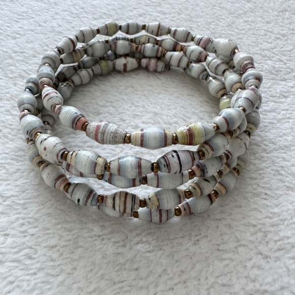 Handmade Wrap Bracelet from Rwanda - Picture 4 of 7